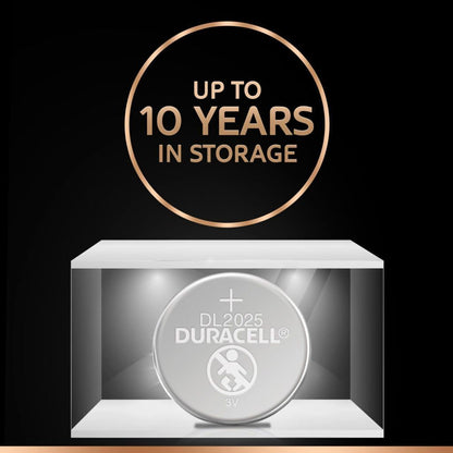 2x Duracell CR2025 Batteries Lithium 3V Battery Security 2025 - Image 5