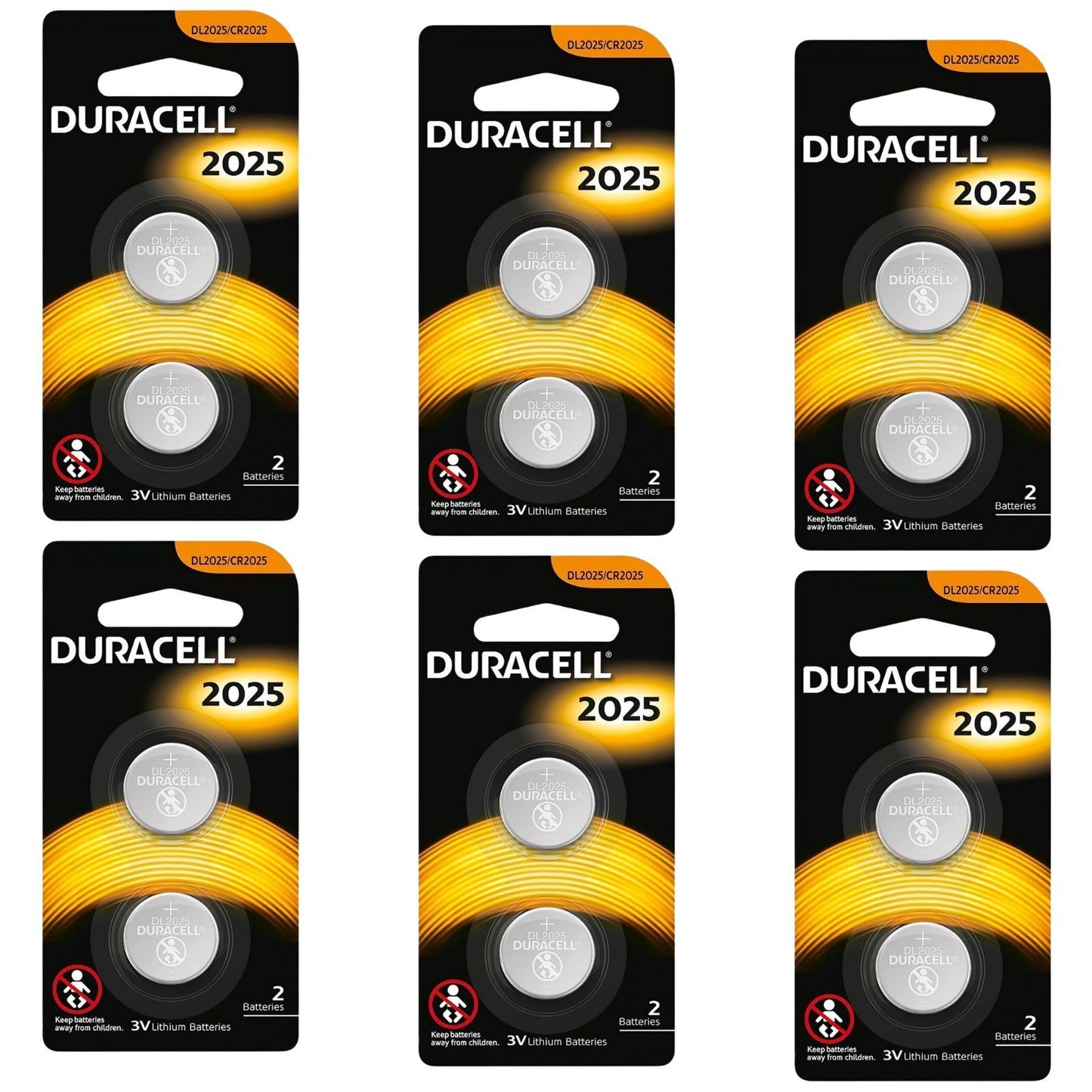 12x Duracell CR2025 Battery Lithium 3V Battery - Image 2