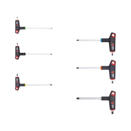 Wurth 6pcs Set of 2C T-Handle Hex Keys - Image 2