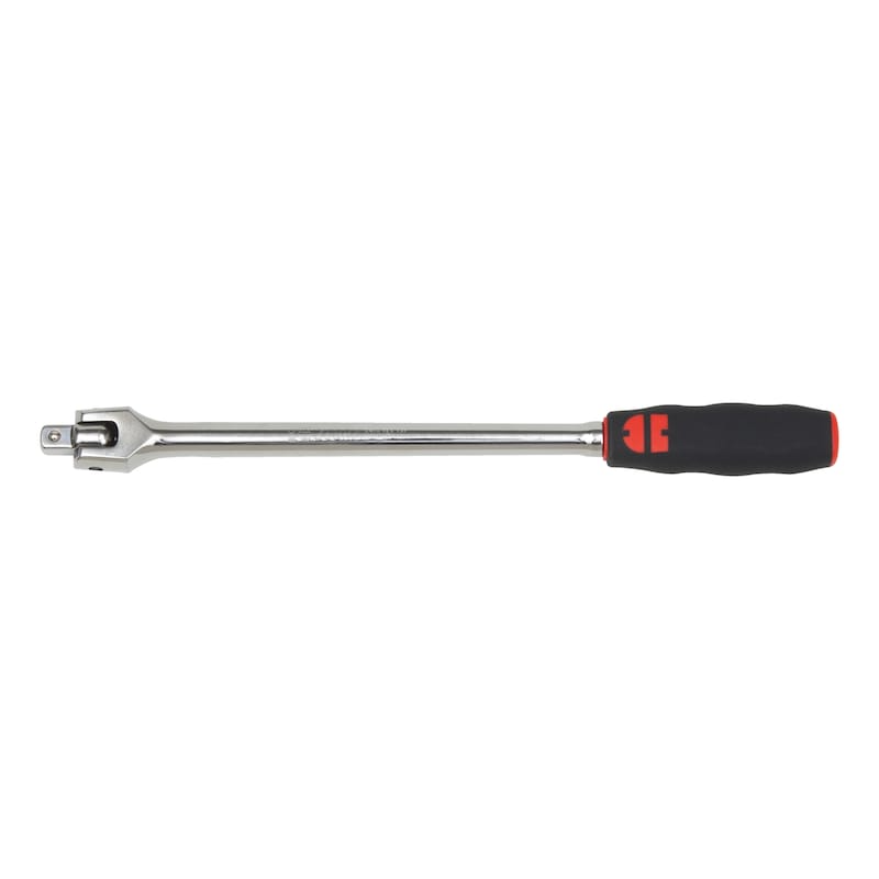 Wurth Breaker Bar 1/2in Drive 365mm Joint Socket Wrench Chrome Plated 180° Rotating Head - Image 2