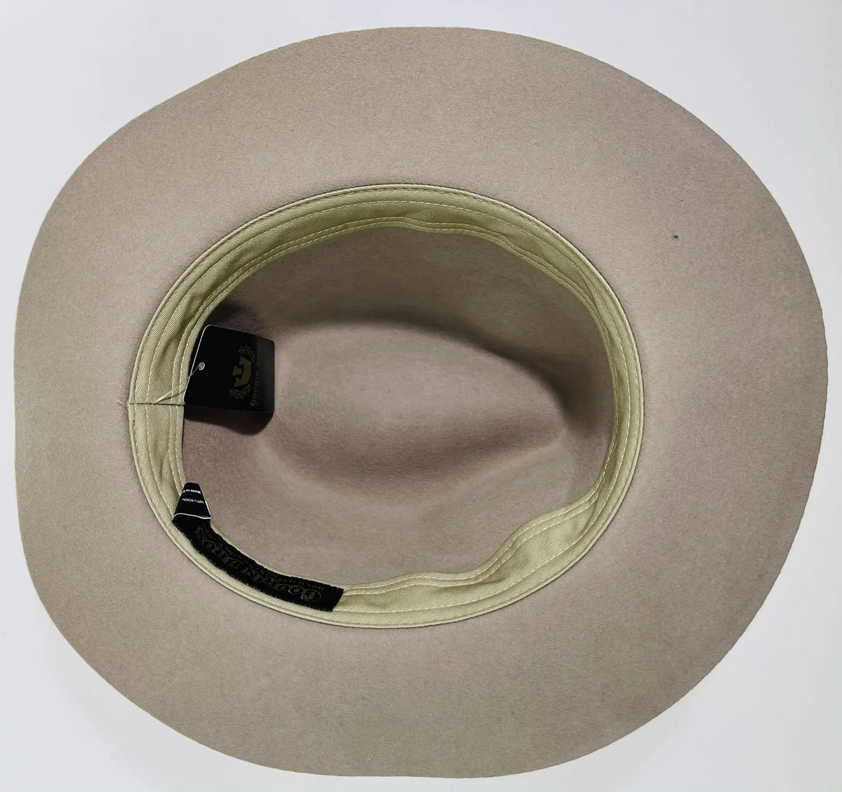 Goorin Bros Desert Rider Wool Fedora Hat Western Cowboy Style - Tan - Image 6