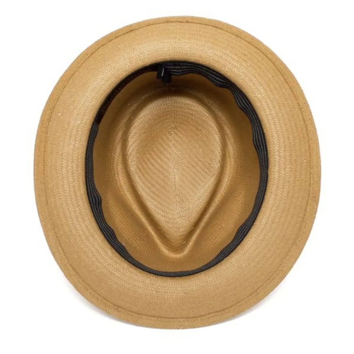 Goorin Brothers Mens Snare Straw Fedora Trilby Hat Panama Summer Beach - Natural - Image 5