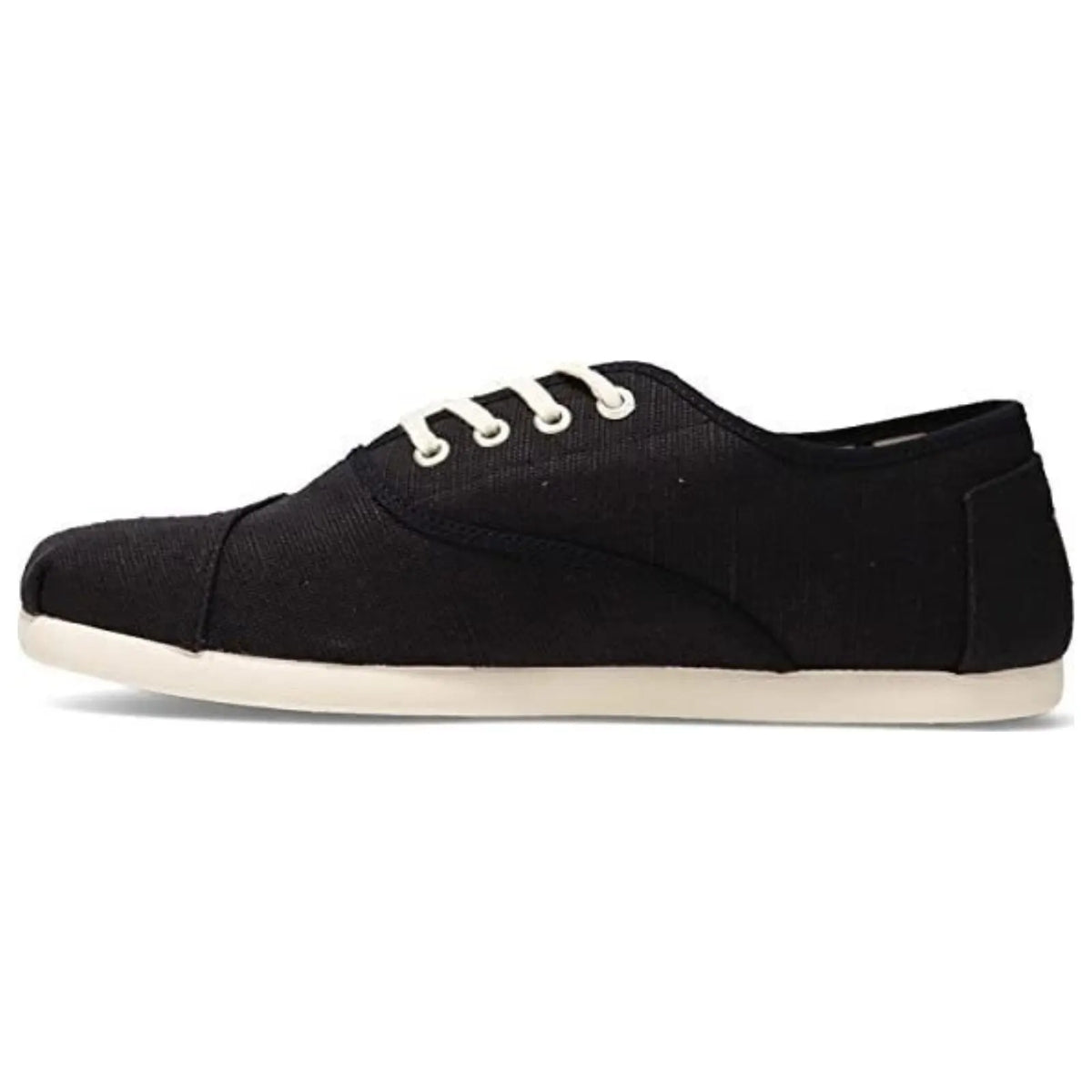TOMS Heritage Mens Canvas Casual Shoes Sneakers Lace Up Low Cut - Black - Image 5