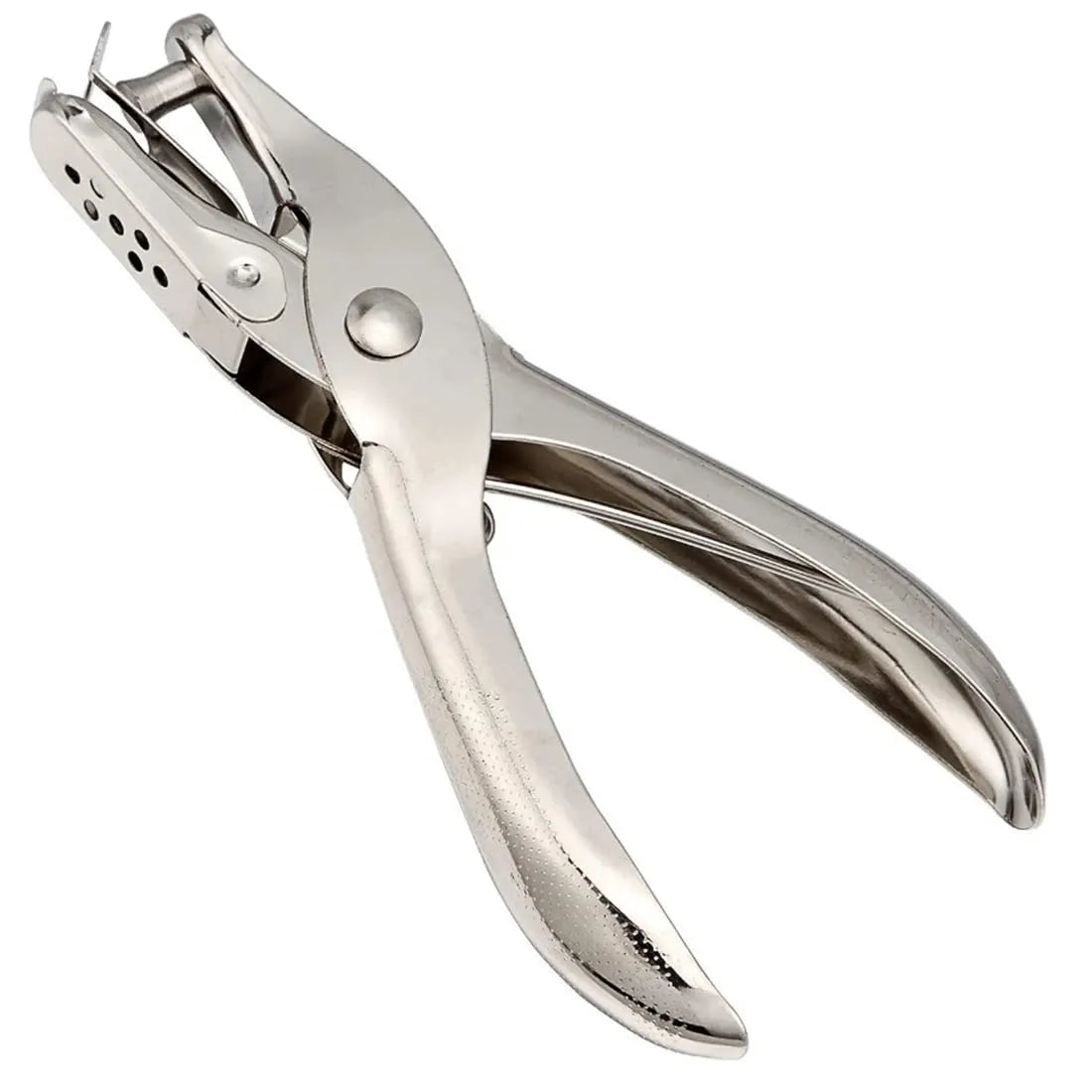 Single Paper Hole Punch Handheld Plier in Stainless Steel Puncher 6mm