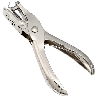 Single Paper Hole Punch Handheld Plier in Stainless Steel Puncher 6mm