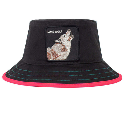 Goorin Bros Costa Lobo Bucket Hat 100% Cotton Animal Series - Black - M - Image 2