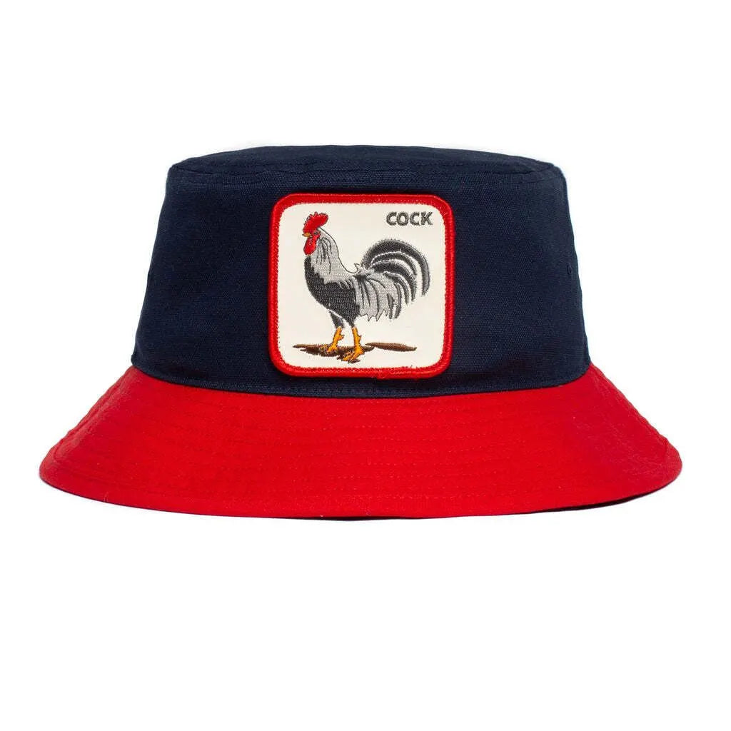 Goorin Brothers Mens Americana Bucket Hat 100% Cotton Animal Series - Navy - Image 2
