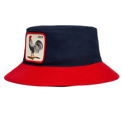 Goorin Brothers Mens Americana Bucket Hat 100% Cotton Animal Series - Navy - Image 4