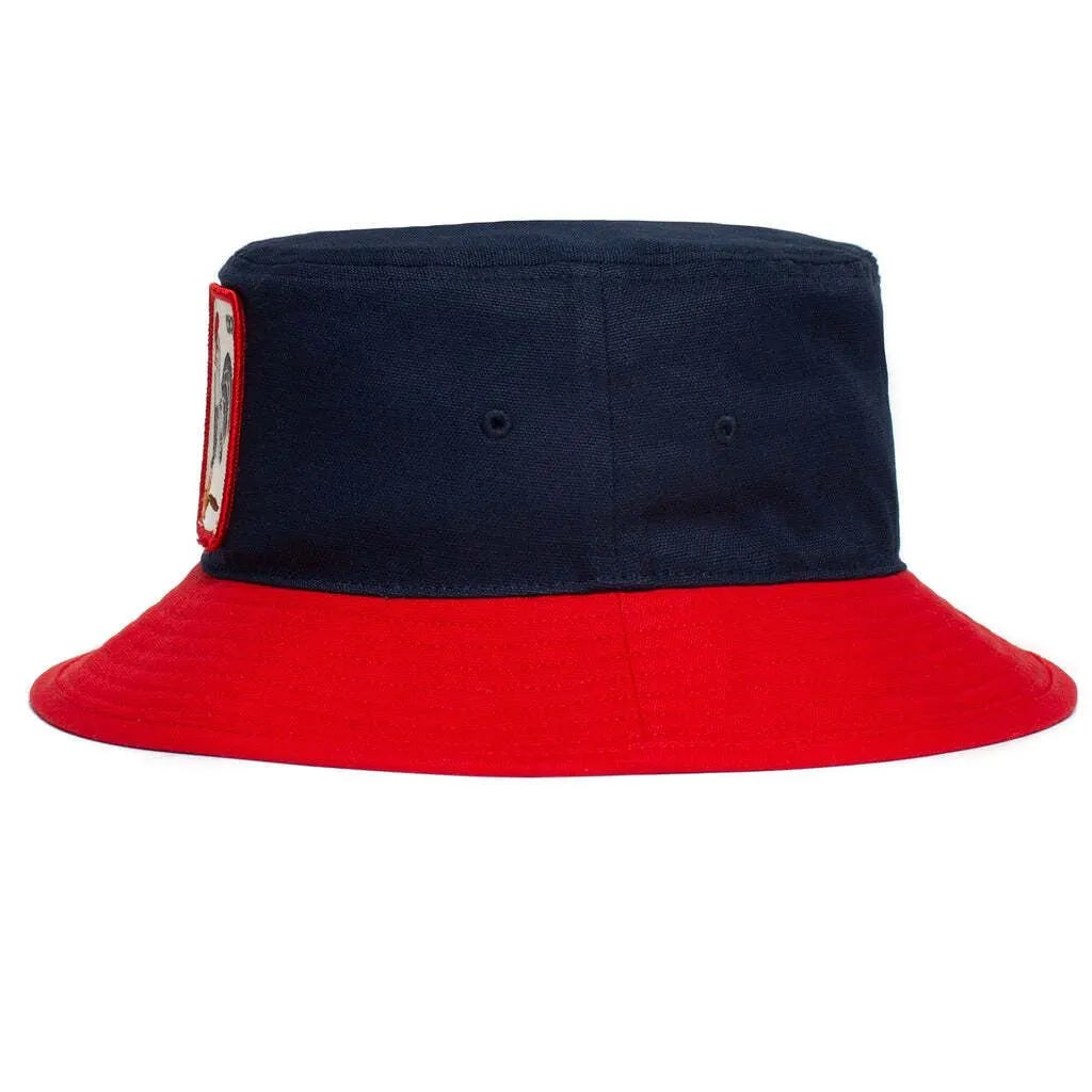 Goorin Brothers Mens Americana Bucket Hat 100% Cotton Animal Series - Navy - Image 5