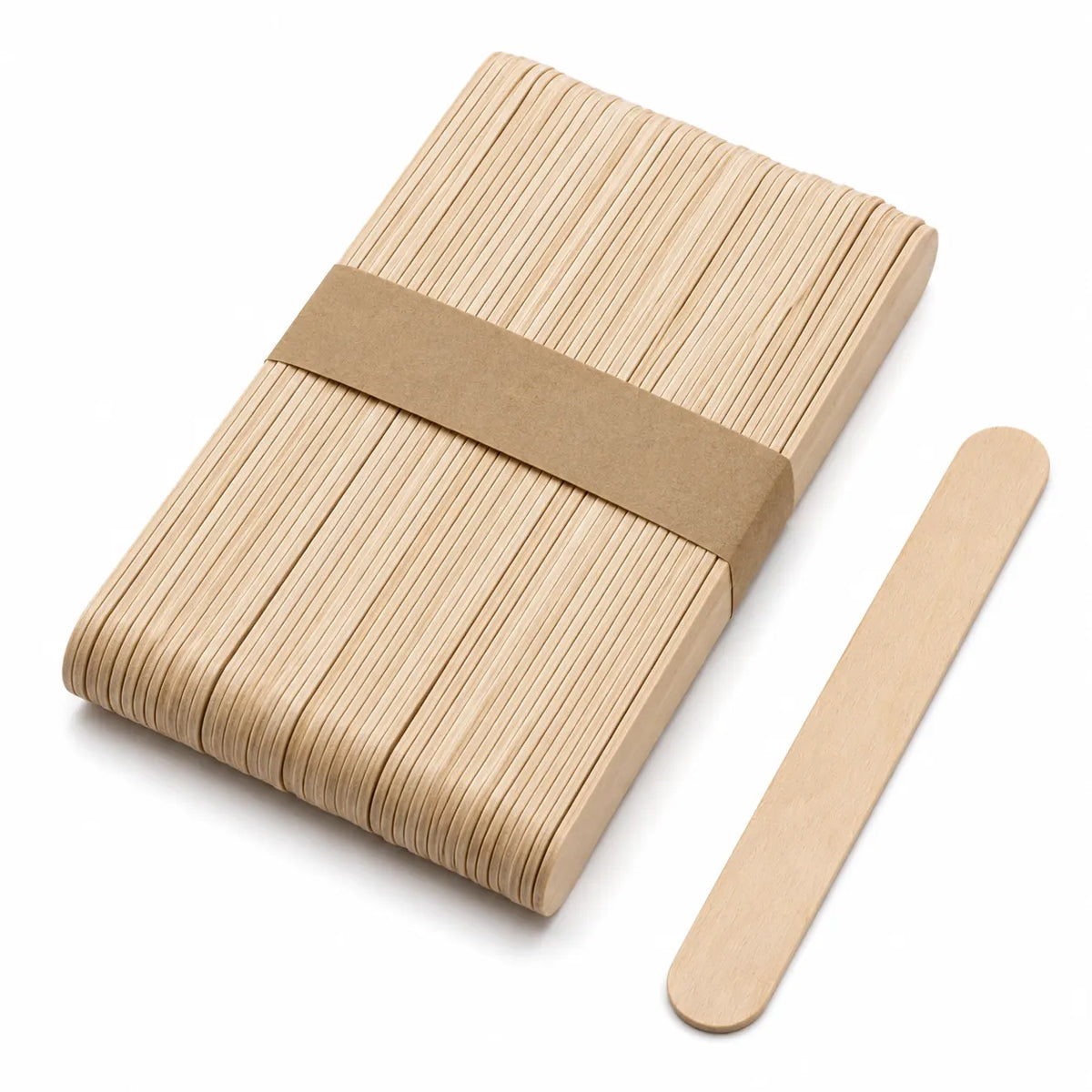50x Natural Wooden Craft Sticks 150mm for Arts, Crafts and School Projects - Image 3
