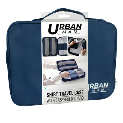 Urban Travel Shirt Organiser Bag Case Pouch w/ Fold Board 36cm x 26cm x 5cm in Blue - Image 2