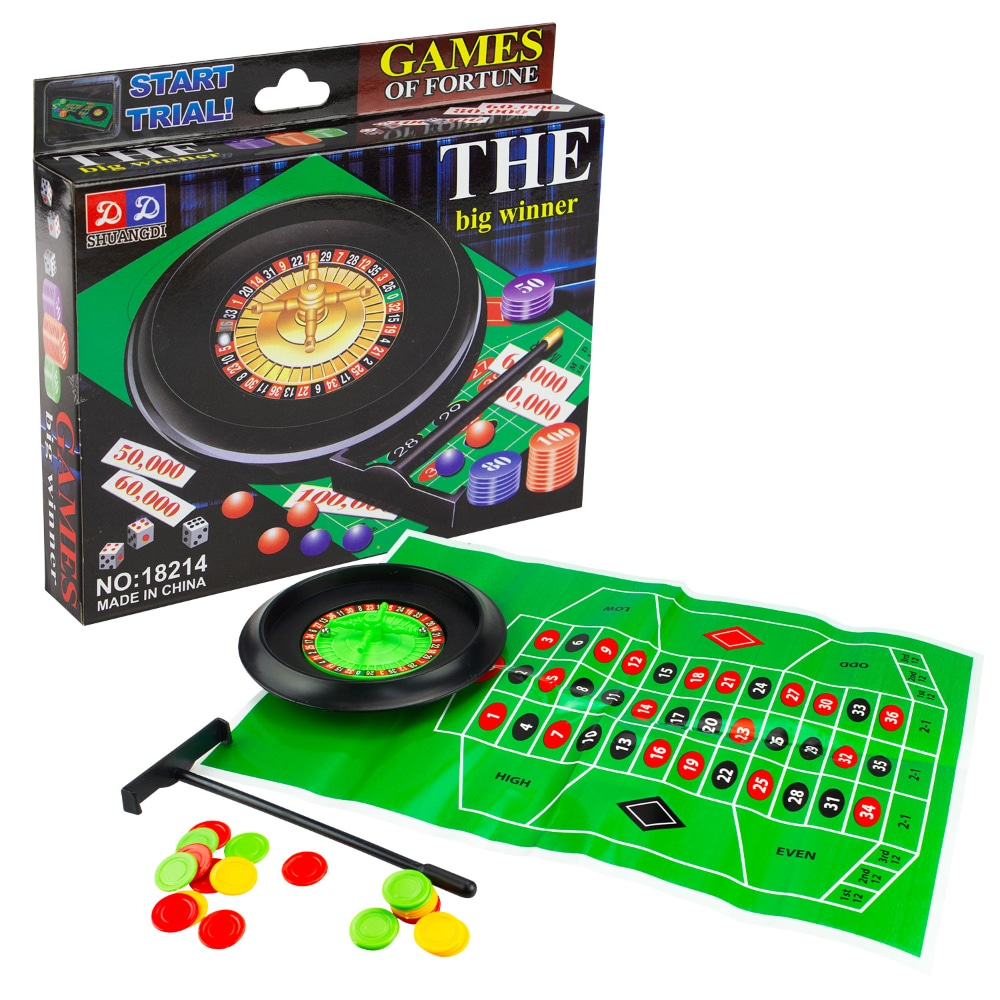 Games Of Fortune The Big Winner Wheel & Ball Game Casino Spinner Party - Roulette - Image 2