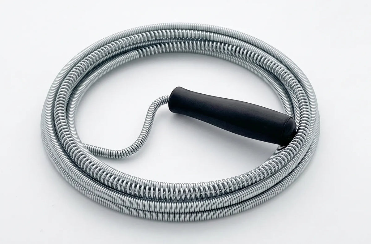 3 Metre Flexible Snake Drain Cleaner and Pipe Unblocker with Handle - Image 2