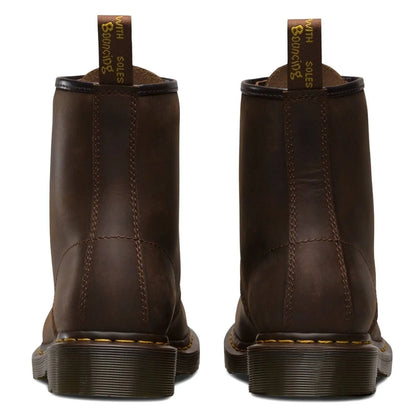 Dr. Martens 1460 8 Up Crazy Horse Leather Boots Shoes - Gaucho Brown - Image 9
