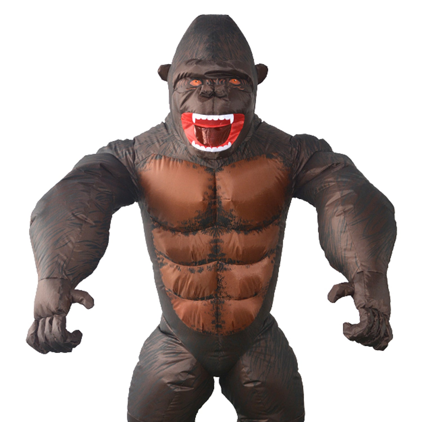 Adult Gorilla Fan Inflatable Halloween Party Costume Suit Monkey Ape King Kong Animal - Image 3