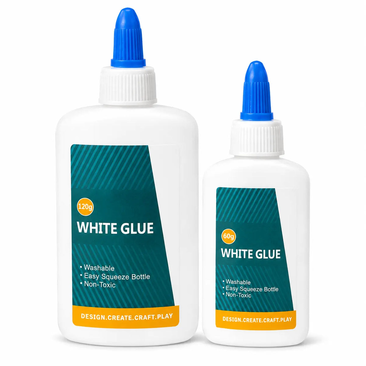 White Glue 2 Pack Washable Non-Toxic 120g and 60g tubes