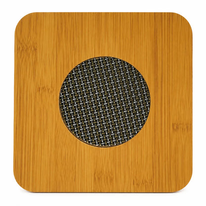 Bamboo Heat Pad Trivet Mat for Cookware & Serving Dishes w/ Woven Centre (195x195x5mm) - Image 2