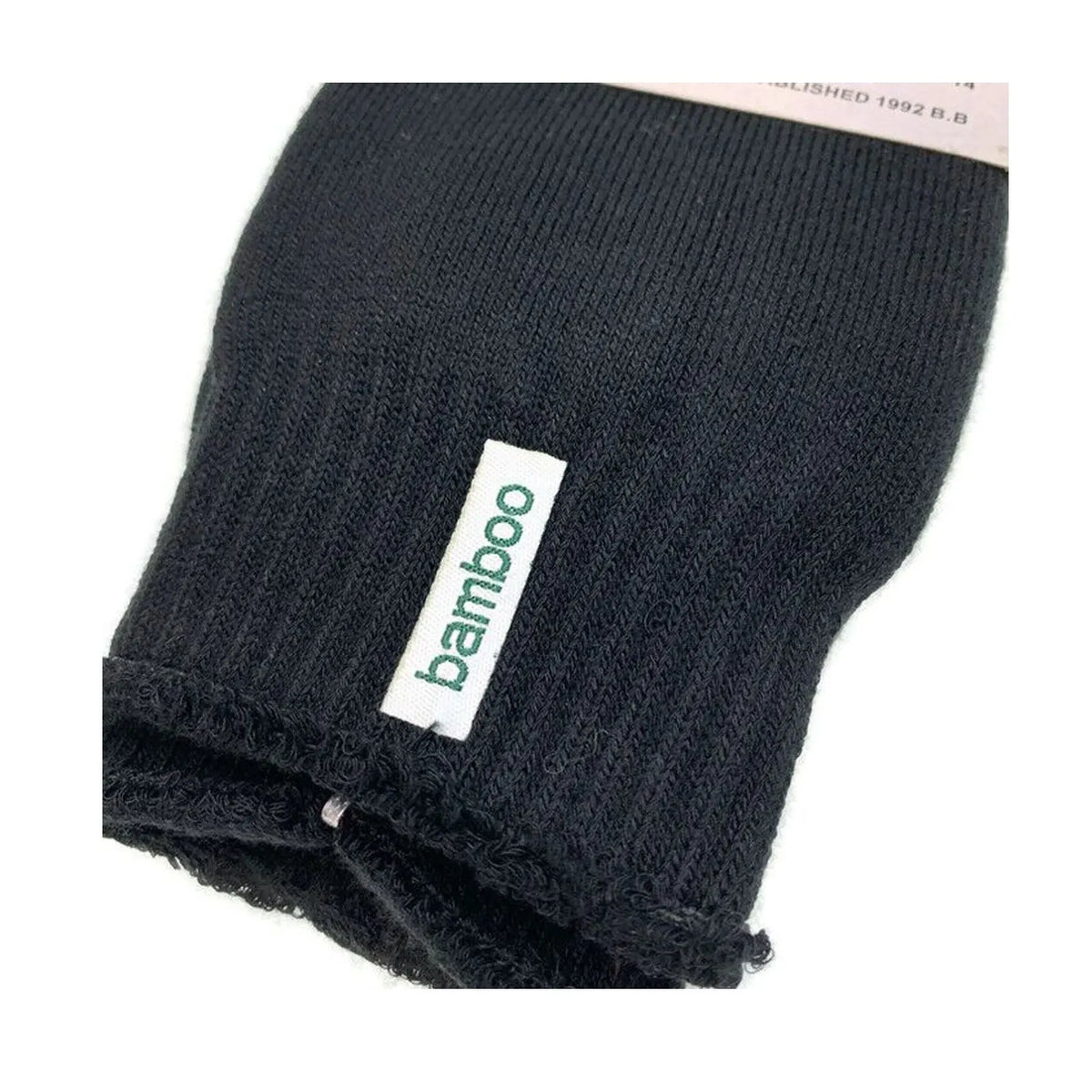 12 Pairs PREMIUM BAMBOO SOCKS Mens Heavy Duty Thick Work Socks BULK Cushion - Black - Image 4