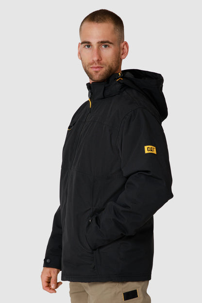 Caterpillar Mens Waterproof Zip Jacket w Hood Chinook CAT Winter Ski in Black - 3XL - Image 6