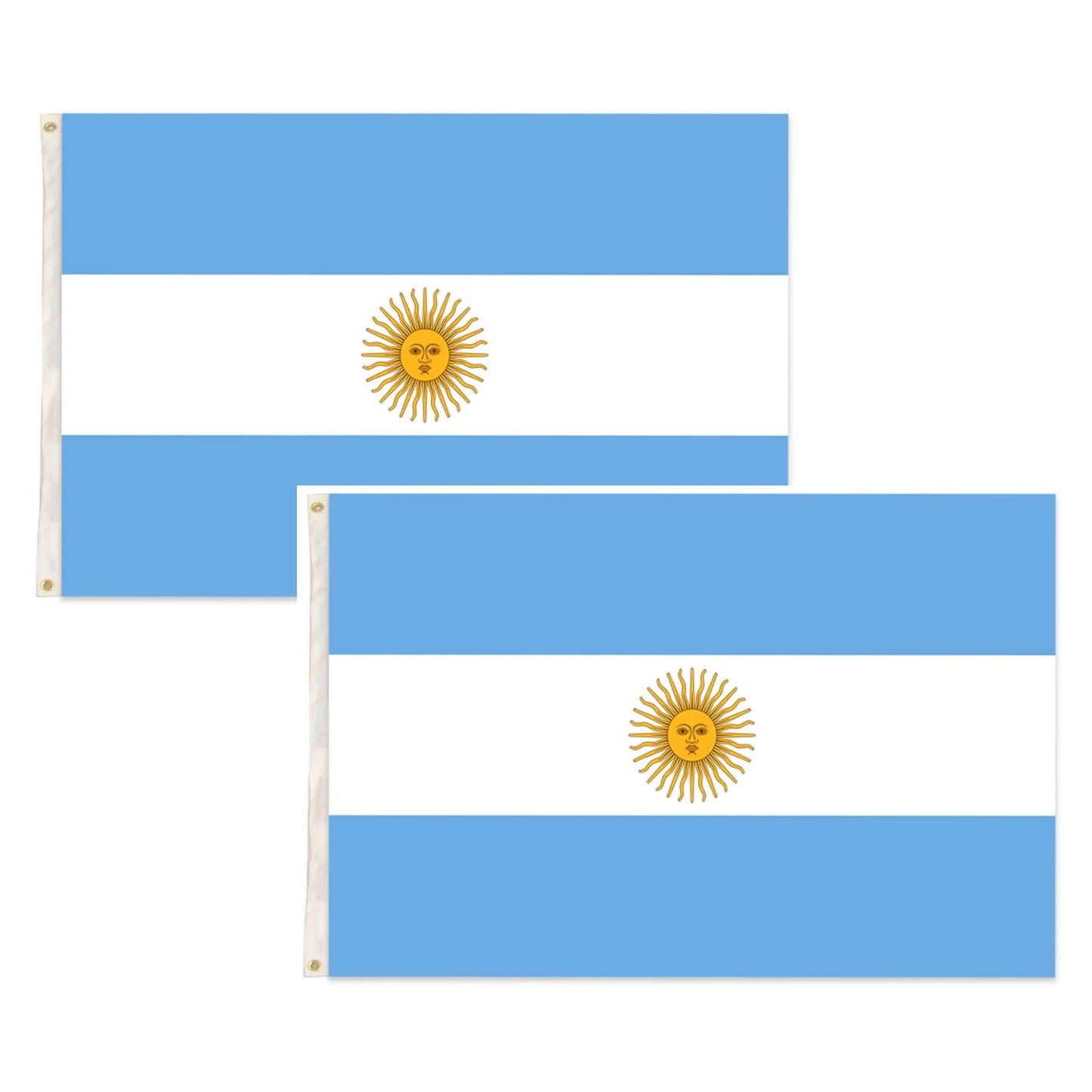 2x Argentina Country Flags Heavy Duty Argentine Argentinian - 150cm x 90cm - Image 2