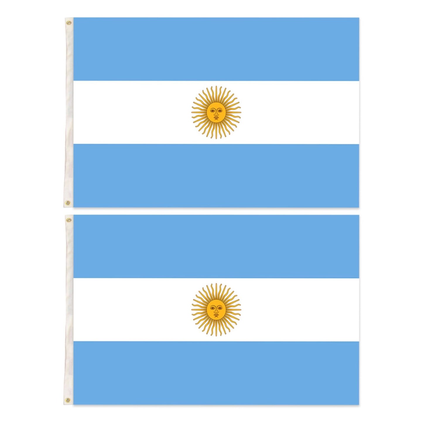 2x Argentina Country Flags Heavy Duty Argentine Argentinian - 150cm x 90cm - Image 3