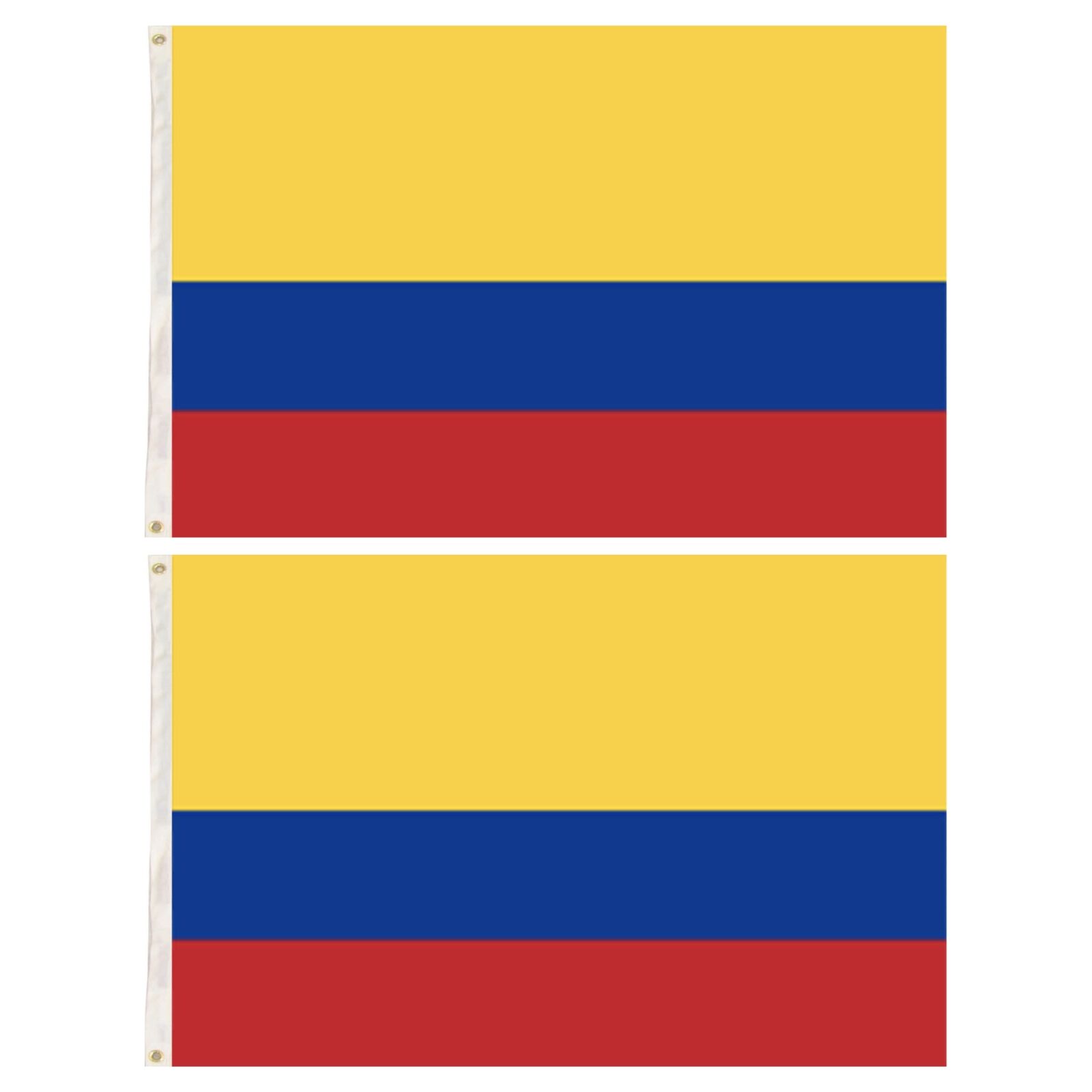 2x Republica de Colombia Country Flags Heavy Duty Colombian - 150cm x 90cm - Image 3