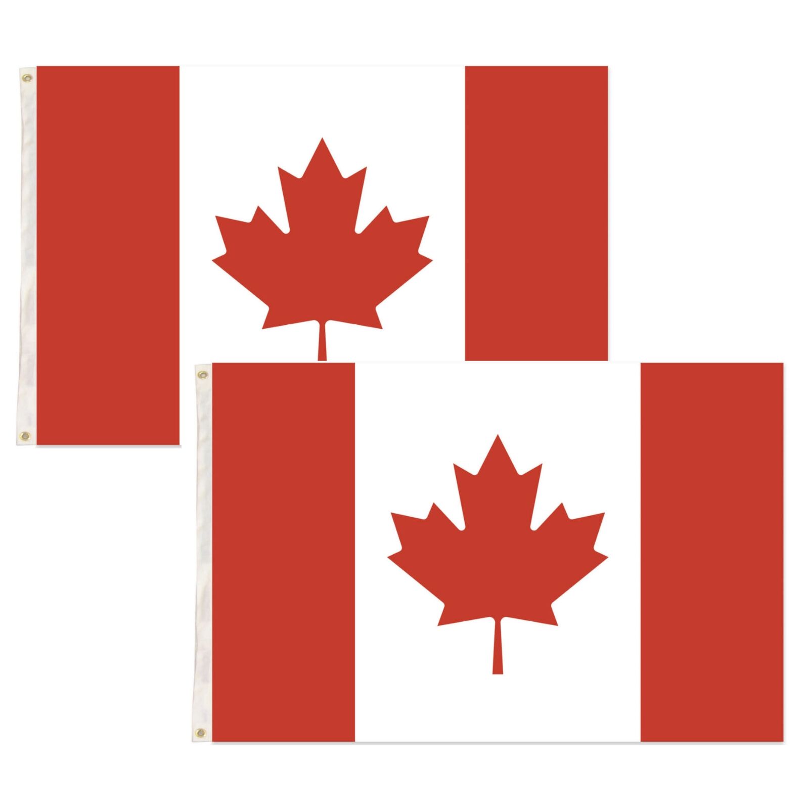 2x Canada Country Flags Heavy Duty Canadian Maple Leaf  - 150cm x 90cm - Image 3