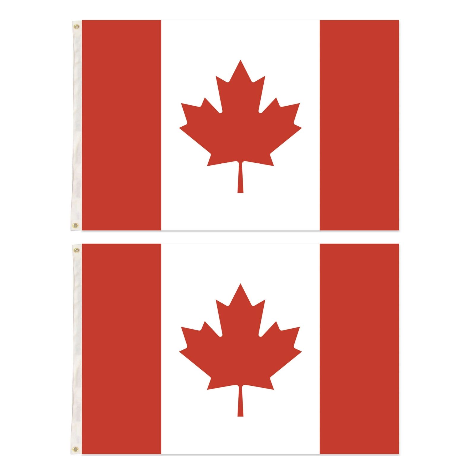 2x Canada Country Flags Heavy Duty Canadian Maple Leaf  - 150cm x 90cm - Image 4