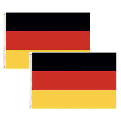 2x Germany Country Flags Deutschland Heavy Duty DE German - 150cm x 90cm - Image 2