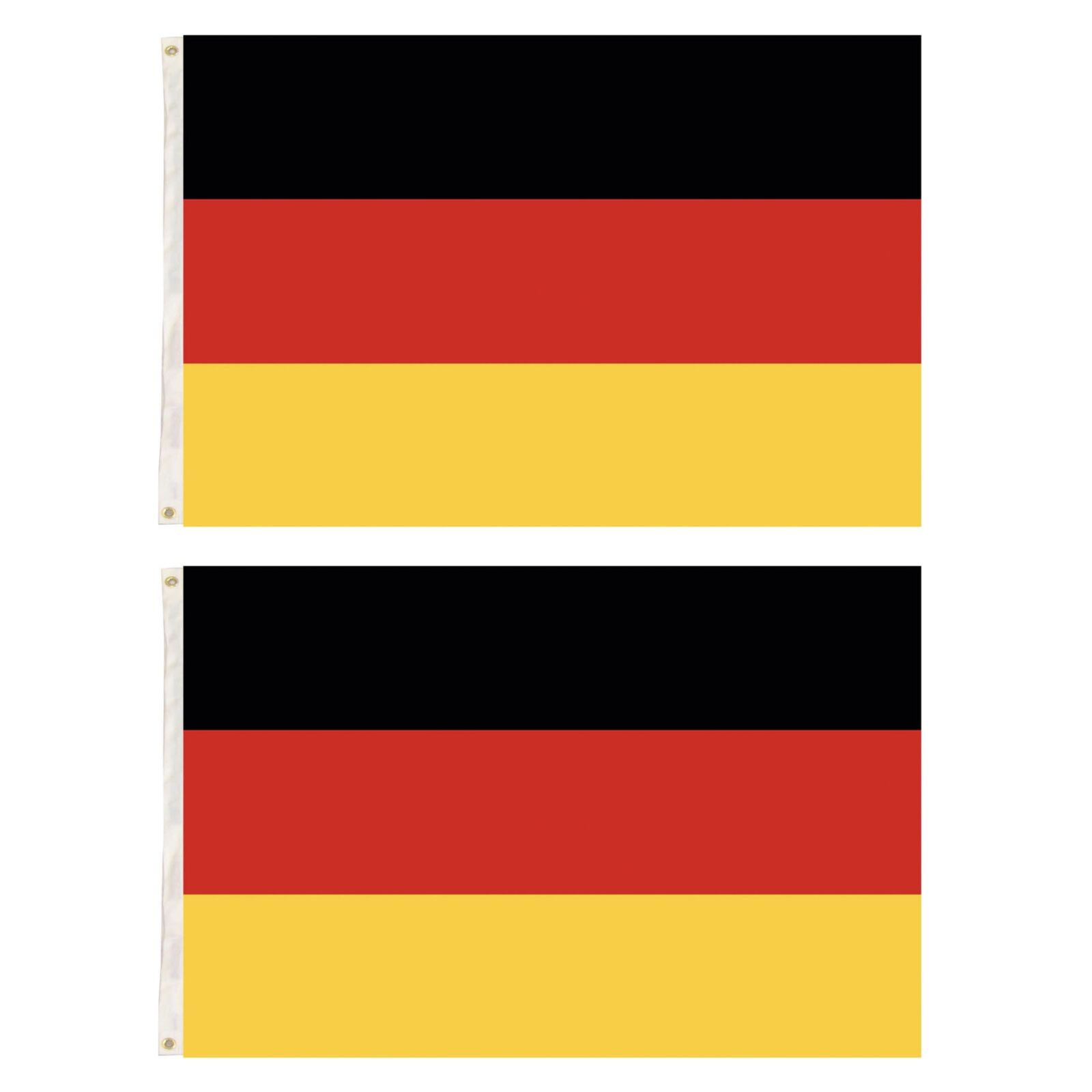 2x Germany Country Flags Deutschland Heavy Duty DE German - 150cm x 90cm - Image 3