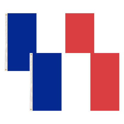 2x France Country Flags French Heavy Duty - 150cm x 90cm - Image 2