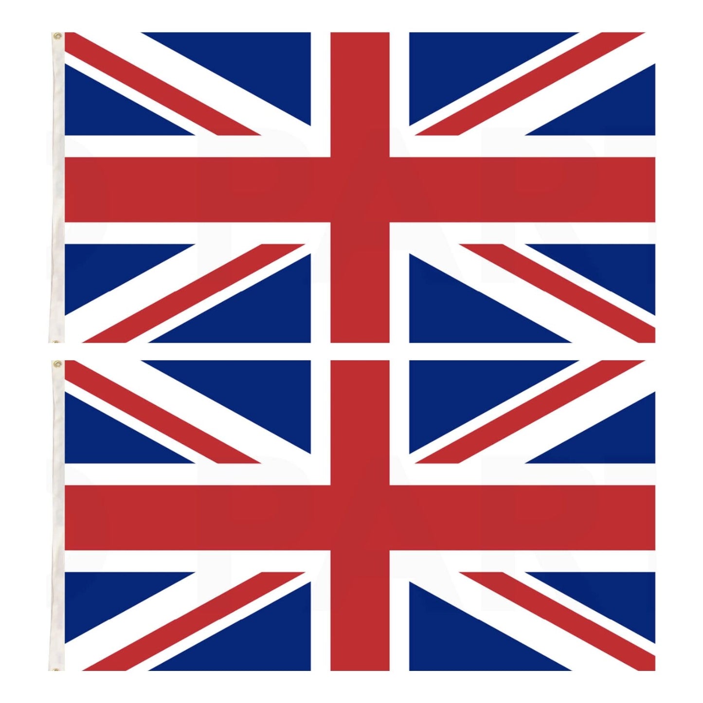 2x United Kingdom Country Flags Union Jack Great Britain UK Heavy Duty - 150cm x 90cm - Image 3