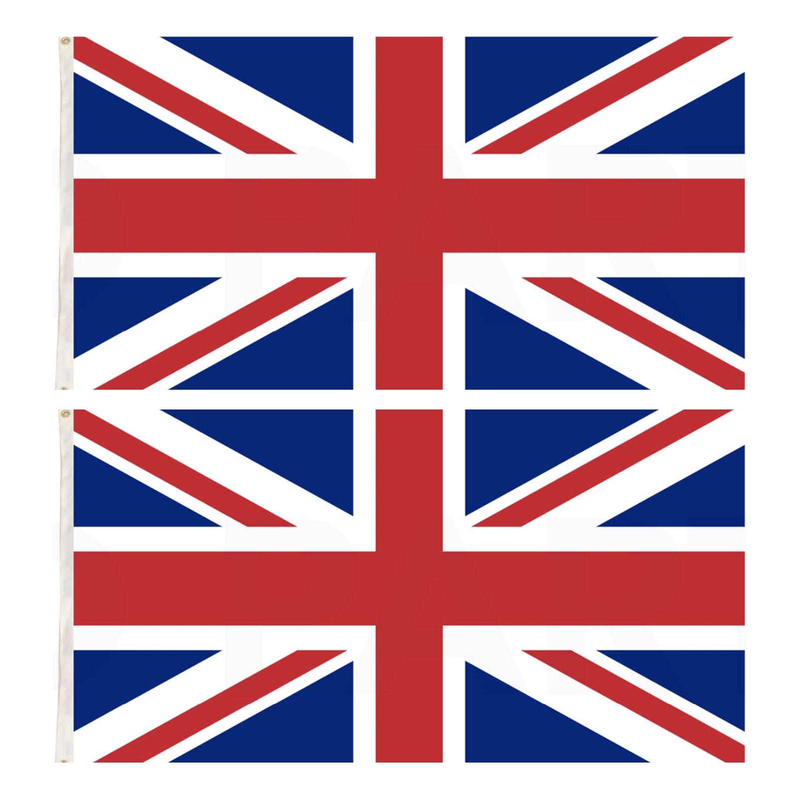 2x United Kingdom Country Flags Union Jack Great Britain UK Heavy Duty - 150cm x 90cm - Image 3