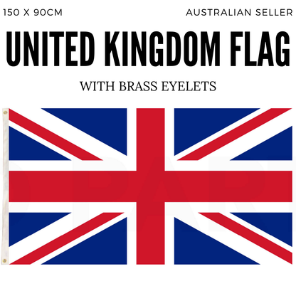 2x United Kingdom Country Flags Union Jack Great Britain UK Heavy Duty - 150cm x 90cm - Image 4