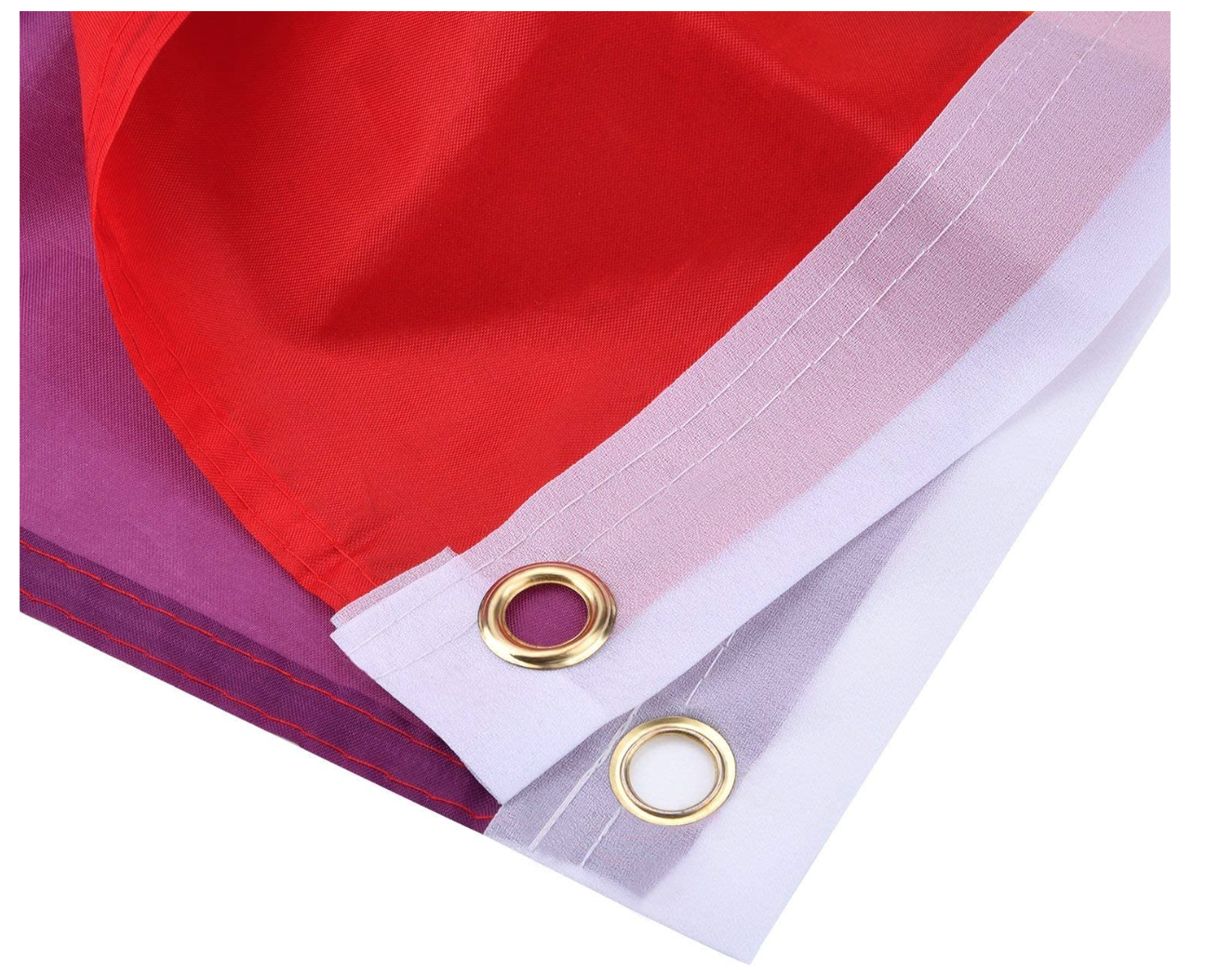 3x DELUXE RAINBOW GAY PRIDE FLAG Banner 150x90cm 3x5ft w Metal Eyelets BULK - Image 3