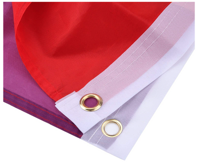3x DELUXE RAINBOW GAY PRIDE FLAG Banner 150x90cm 3x5ft w Metal Eyelets BULK - Image 3