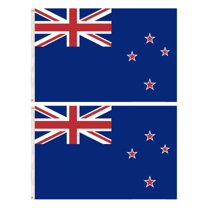 2x New Zealand Country Flags Kiwi Heavy Duty Outdoor Maori - 150cm x 90cm - Image 3