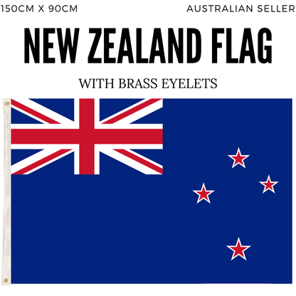 2x New Zealand Country Flags Kiwi Heavy Duty Outdoor Maori - 150cm x 90cm - Image 4