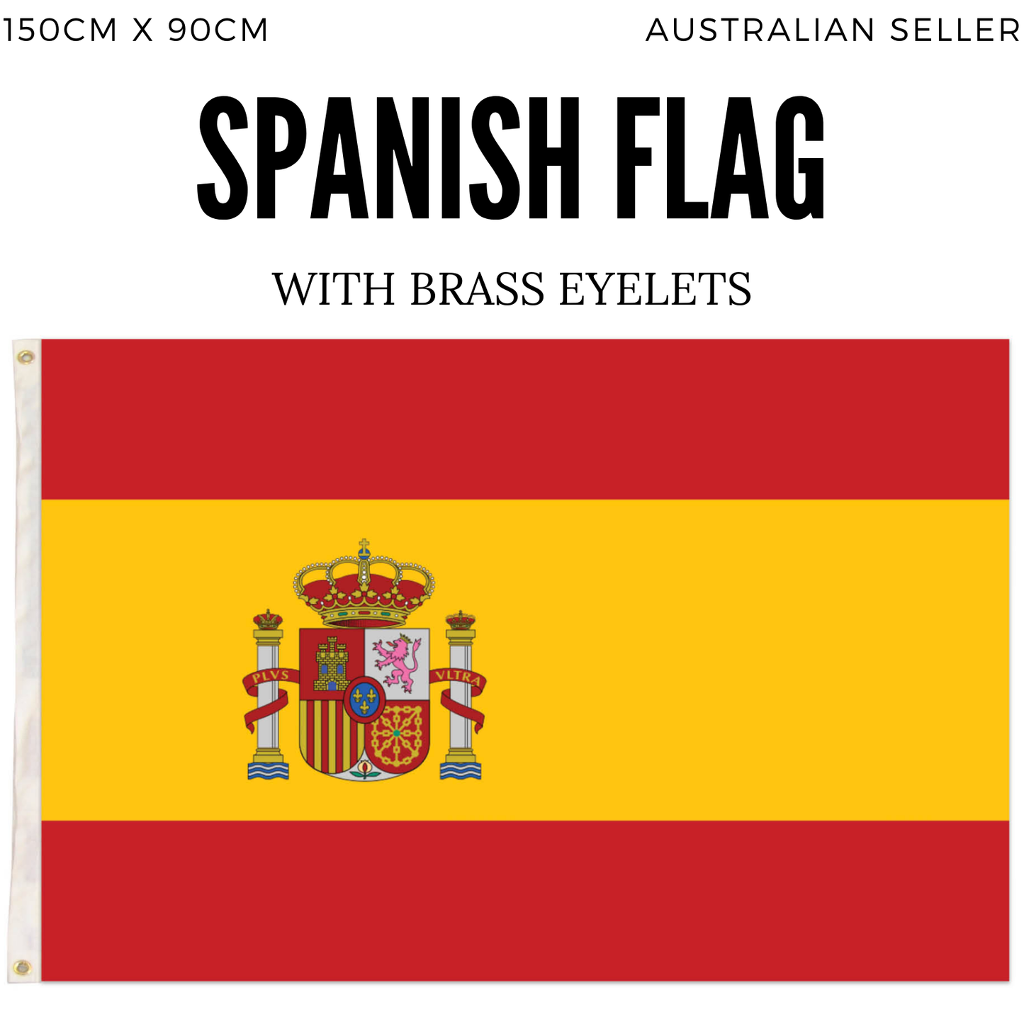2x Spain Spanish Country Flags Heavy Duty Outdoor España - 150cm x 90cm - Image 4