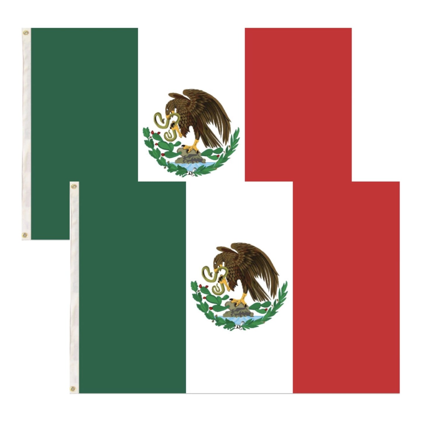 2x Mexico Mexican Country Flags Heavy Duty Outdoor - 150cm x 90cm - Image 2