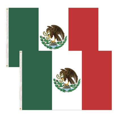 2x Mexico Mexican Country Flags Heavy Duty Outdoor - 150cm x 90cm - Image 2