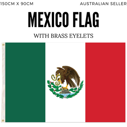 2x Mexico Mexican Country Flags Heavy Duty Outdoor - 150cm x 90cm - Image 4