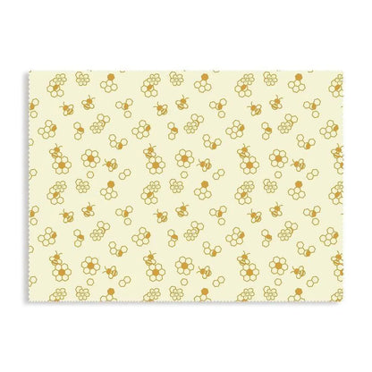 Karlstert Natural Beeswax Honeycomb Food Wrap in Honeybee Print 43 x 58.5cm