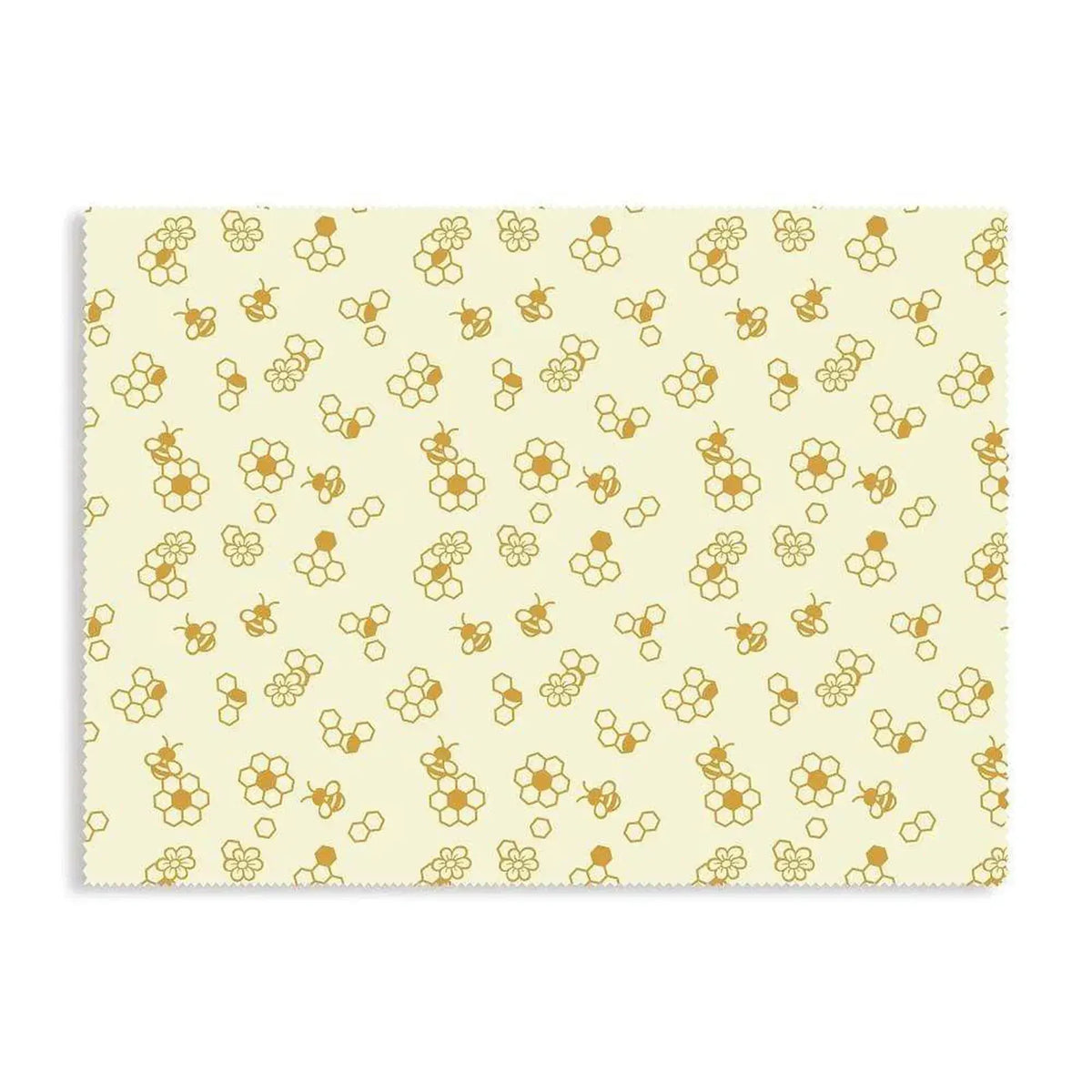 Karlstert Natural Beeswax Honeycomb Food Wrap in Honeybee Print 43 x 58.5cm - Image 2