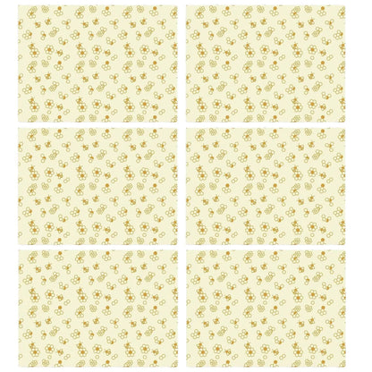 6x Karlstert Natural Beeswax Honeycomb Food Wrap in Honeybee Print 43 x 58.5cm - Image 2