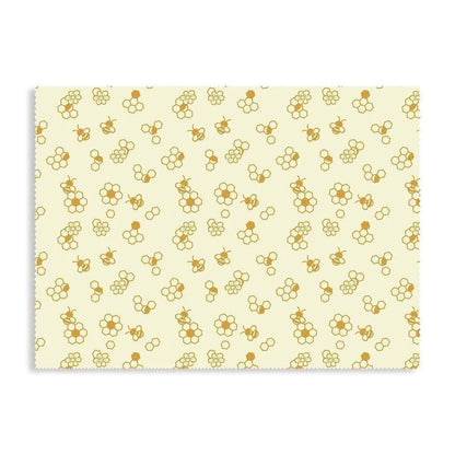 6x Karlstert Natural Beeswax Honeycomb Food Wrap in Honeybee Print 43 x 58.5cm - Image 5