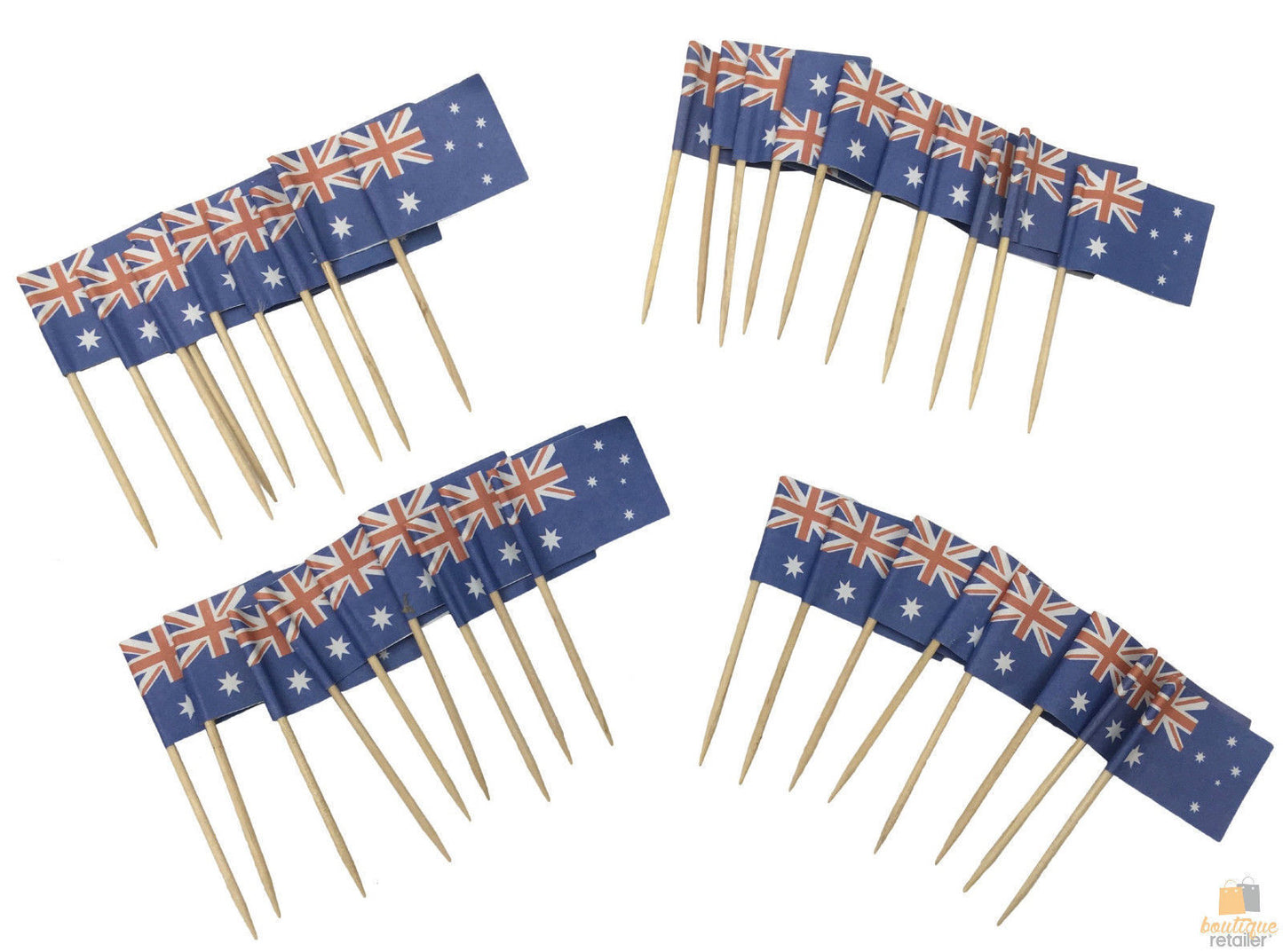 50pcs AUSTRALIA FLAG Food Picks Toppers Australia Day Aussie Party Decoration - Image 5