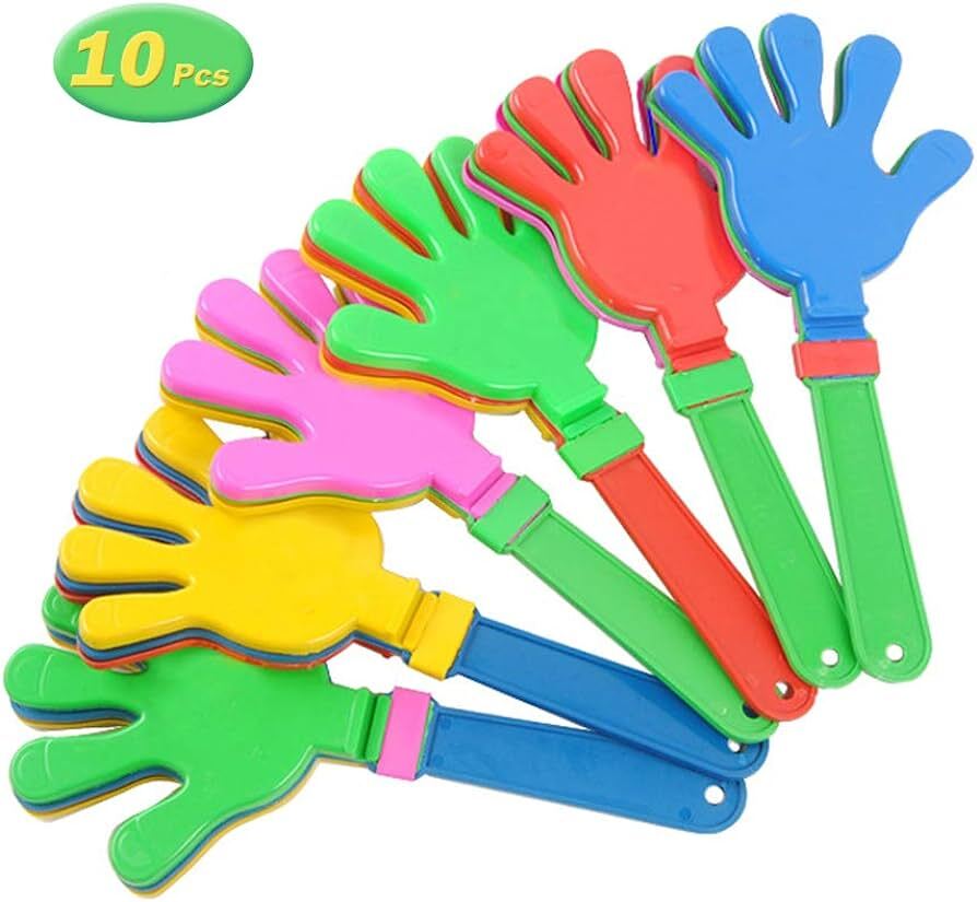 10x Hand Clappers Plastic Kids Toy Party Flapper Novelty Cheering Toys Bulk - Image 2