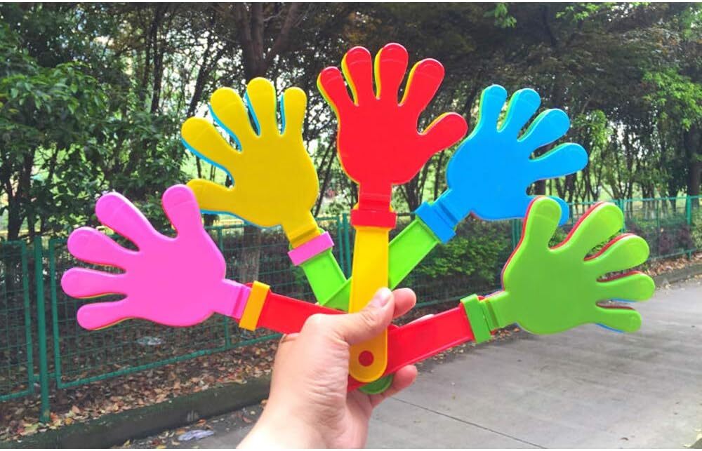 10x Hand Clappers Plastic Kids Toy Party Flapper Novelty Cheering Toys Bulk - Image 6