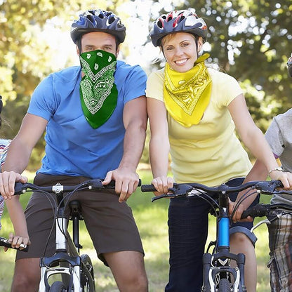 20x BANDANA Paisley 100% COTTON Head Wrap Durag Bandanna Scarf Mask BULK - Assorted Colour Pack - Image 5